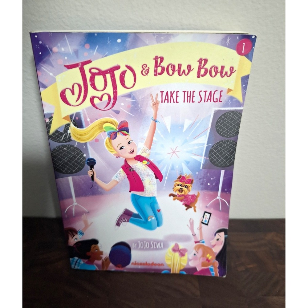 JoJo & BowBow Take the Stage JoJo Siwa Book 1 Novel Paper Nickelodeon 2018